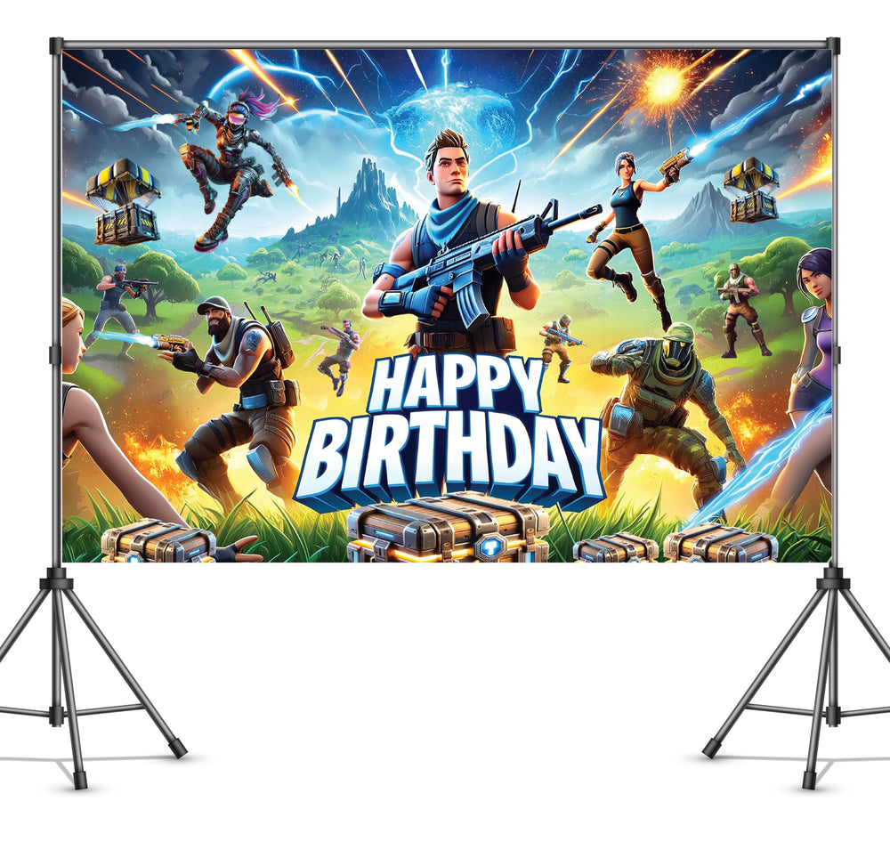 IndoTribe controller-design backdrop creates a focal point for game night.