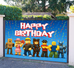 IndoTribe happy birthday banner for boys creates a bold festive focal point