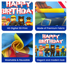 IndoTribe video game backdrop helps create memorable kids' party photos