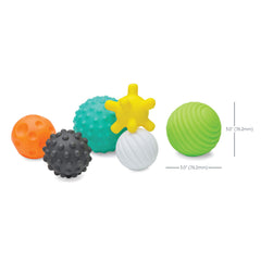 Infantino easy-clean textured balls that wipe clean after play