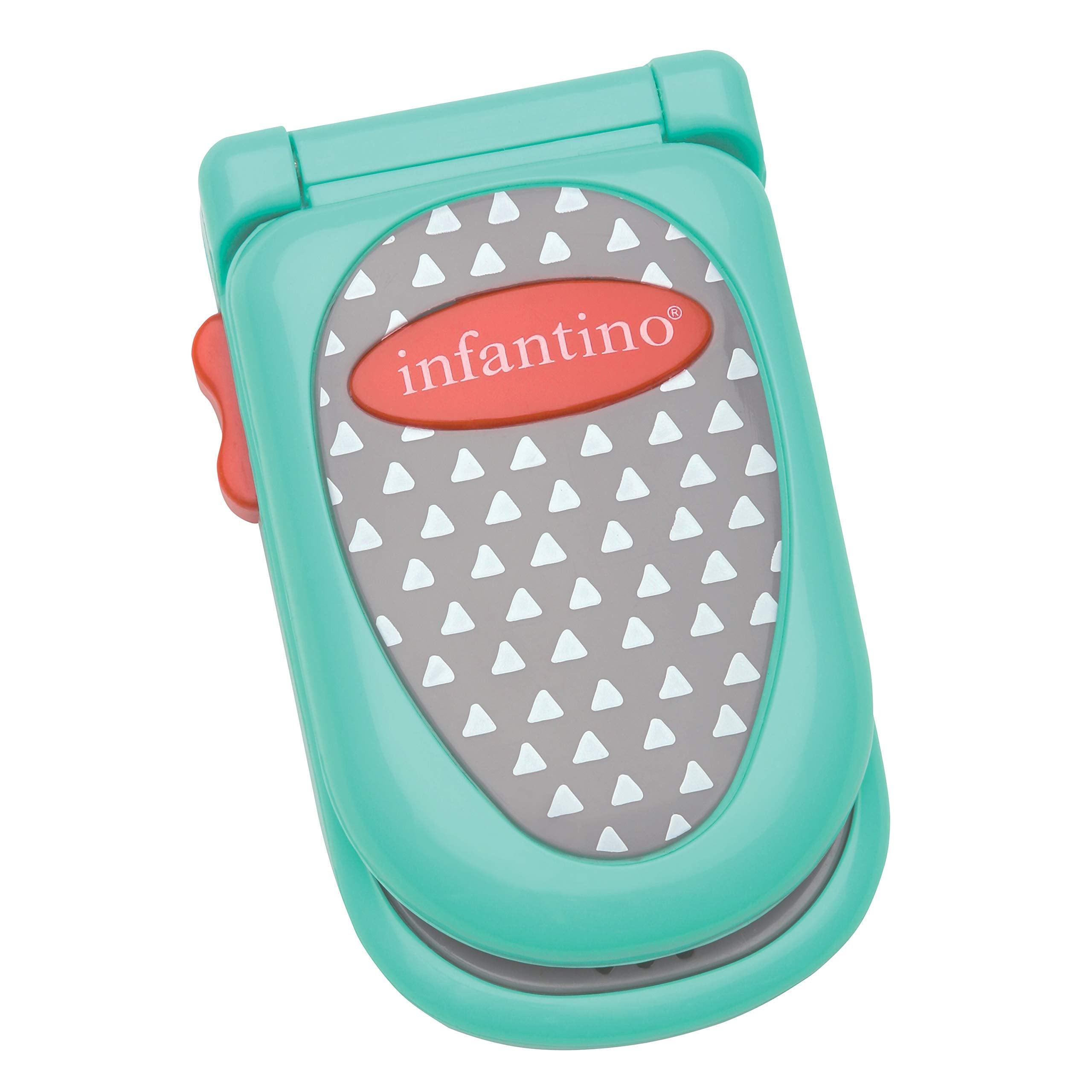 Infantino Flip and Peek Fun Phone side view supports grasping and fine motor play