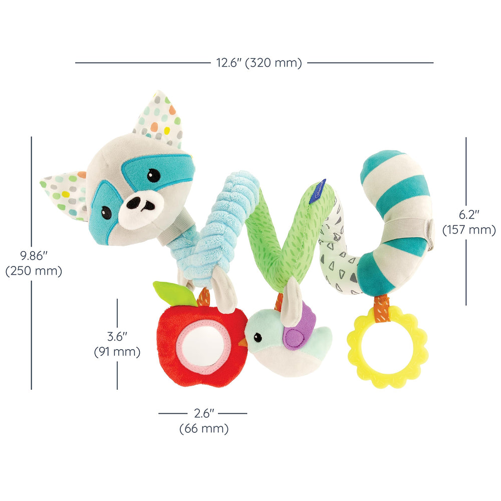 Infantino Spiral Toy premium materials ensure softness and durability during play.