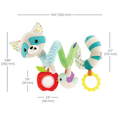 Infantino Spiral Toy premium materials ensure softness and durability during play.