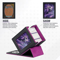 Infinity Guard microfiber interior prevents scratches on commander cards.
