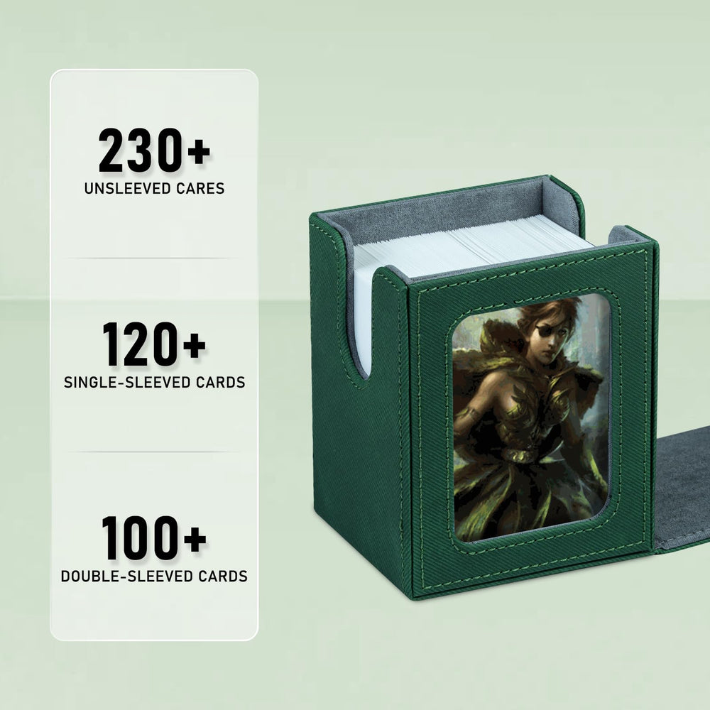 Infinity Guard viewing window highlights your commander deck at a glance.