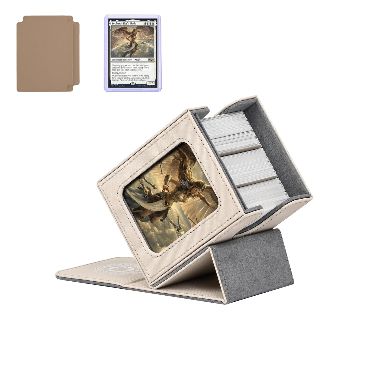 Infinity Guard deck box side view for quick deck ID during games