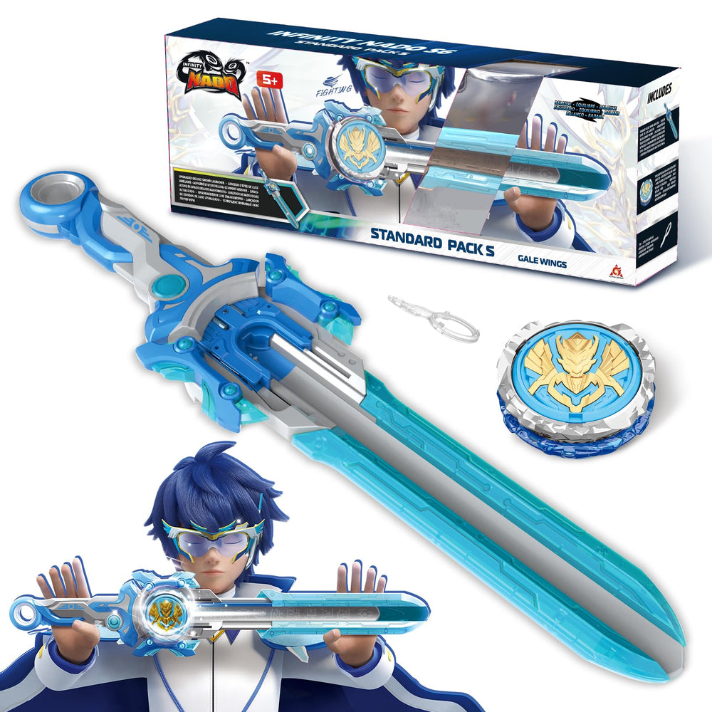 Infinity Nado battling toys sword launcher for high-energy, imaginative battles.