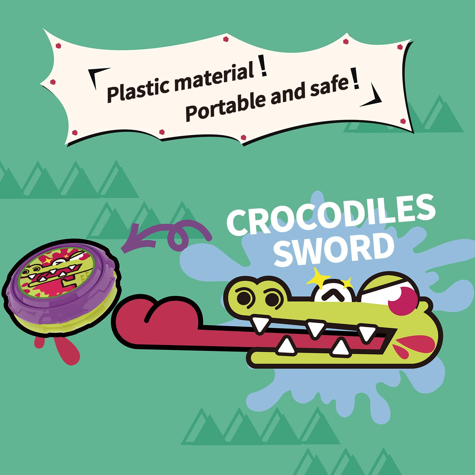 Infinity Nado crocodile launcher creates a playful, interactive launch experience.