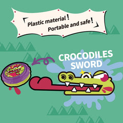 Infinity Nado crocodile launcher creates a playful, interactive launch experience.