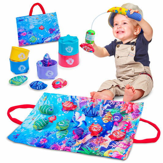 Infinno Count Learning 15 numbered fish promote counting practice and color recognition.