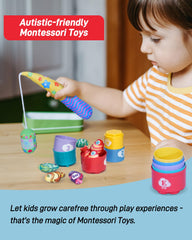 Infinno Count Learning 2 fishing rods enable cooperative play and fine motor practice.
