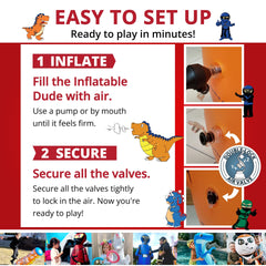 Inflatable Dudes dinosaur party favors spark lively celebrations and games