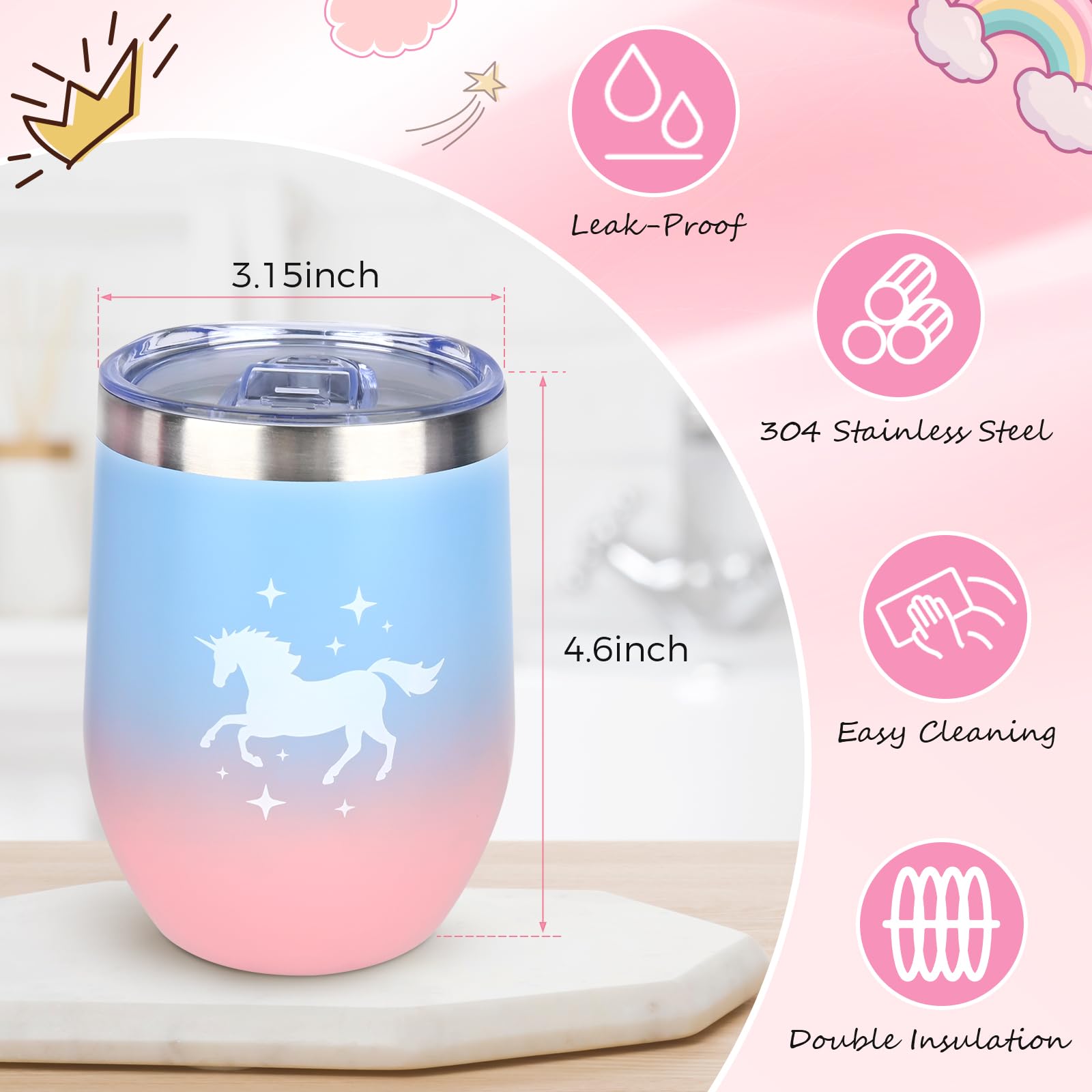 Ingbear unicorn crossbody bag, handy kid-friendly accessory for outings