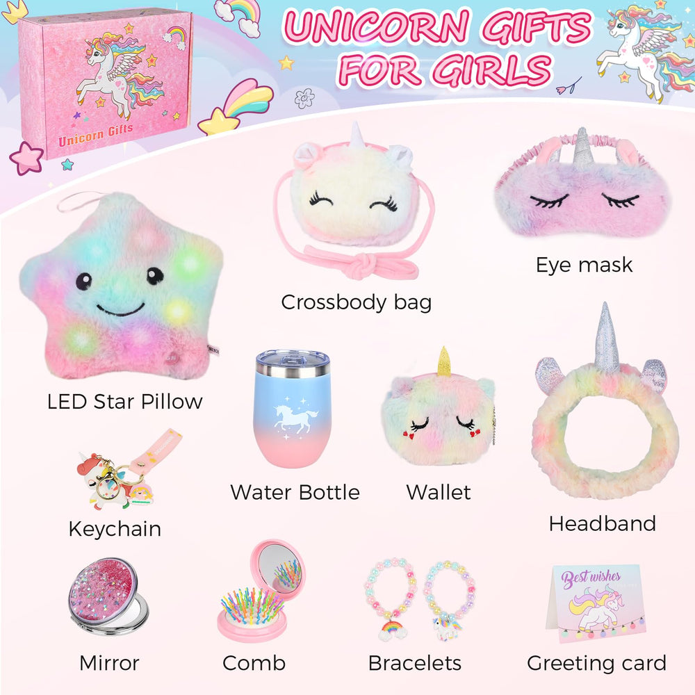 Ingbear unicorn eye mask, tie-dye comfort for restful sleep or travel