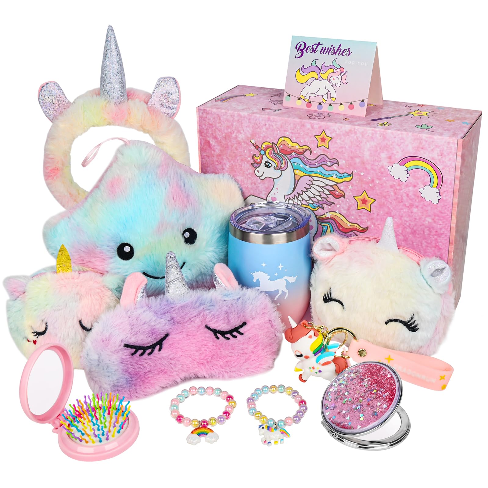 Ingbear unicorn plush pillow for cozy bedtime stories