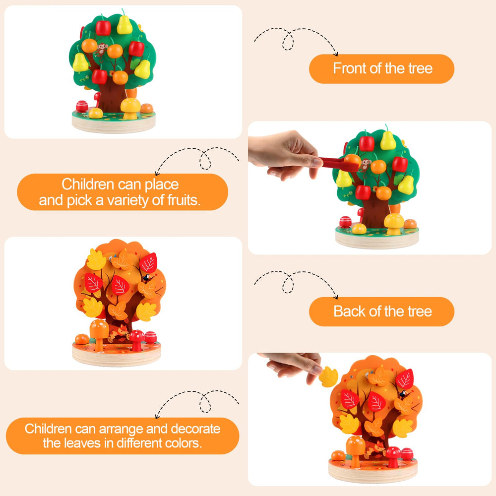 INIFEIDALA magnetic-fruit-pieces designed for precise placement and motor play