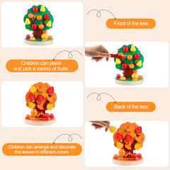 INIFEIDALA magnetic-fruit-pieces designed for precise placement and motor play