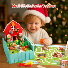 INIFEIDALA Farm Toy classification boxes support sorting skills