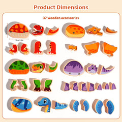 INIFEIDALA open-ended-dino-creation sparks creativity and problem solving.