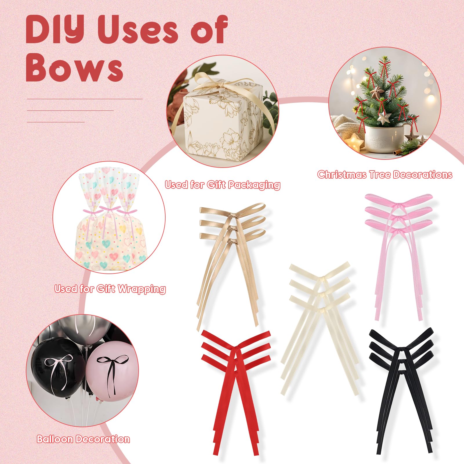 iNINGER bows for gift wrapping add elegant touches to presents