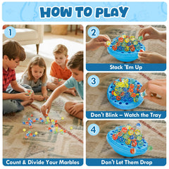INKZOO Marble Balance tilt action showcases quick, competitive rounds.