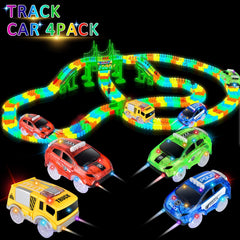 INLAIER Track Cars create bright glow for indoor or outdoor races