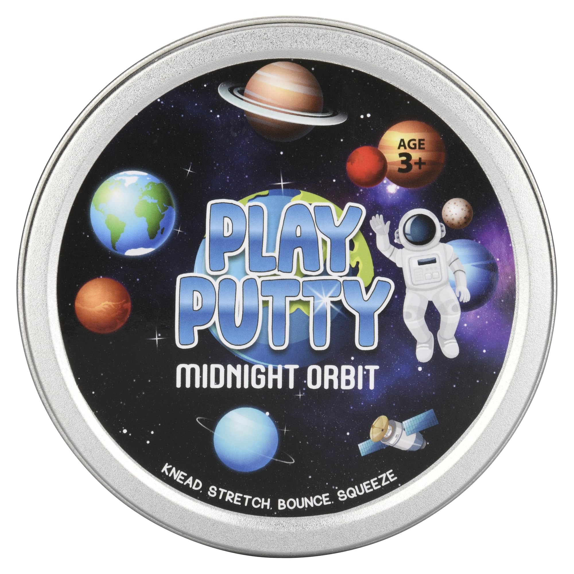 INNER-ACTIVE Play Putty Earth charm inspires planet-themed storytelling and tactile exploration.