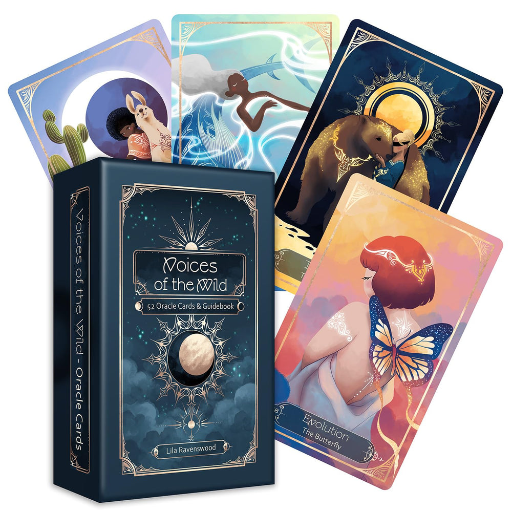 Inner Whispers 52 Animal Oracle Cards cover with refined artwork for daily guidance.