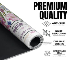 InnoBeta Mahjong Mat 33x33 surface print resists fading.