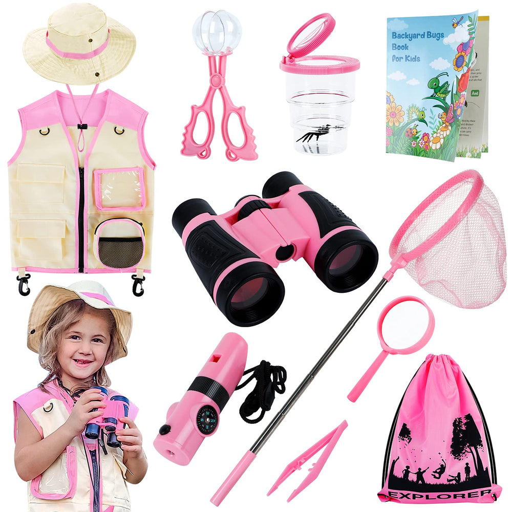 INNOCHEER Explorer Kit: safari vest with pockets for field gear.