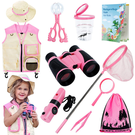 INNOCHEER Explorer Kit: safari vest with pockets for field gear.