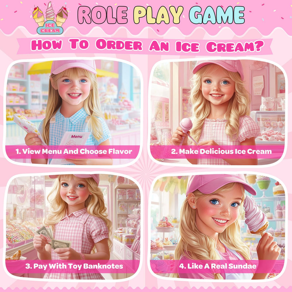 INNOCHEER ice cream scoop and spoon introduce measurement and counting during play
