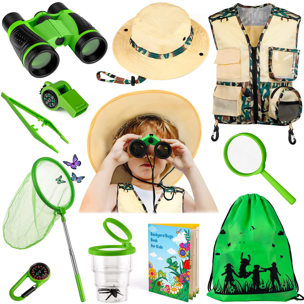 INNOCHEER kids explorer safari vest for organized outdoor adventures