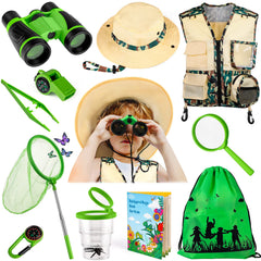INNOCHEER kids explorer safari vest for organized outdoor adventures