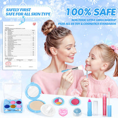INNOCHEER eyeshadow palette from the kit offering colorful pretend makeup play