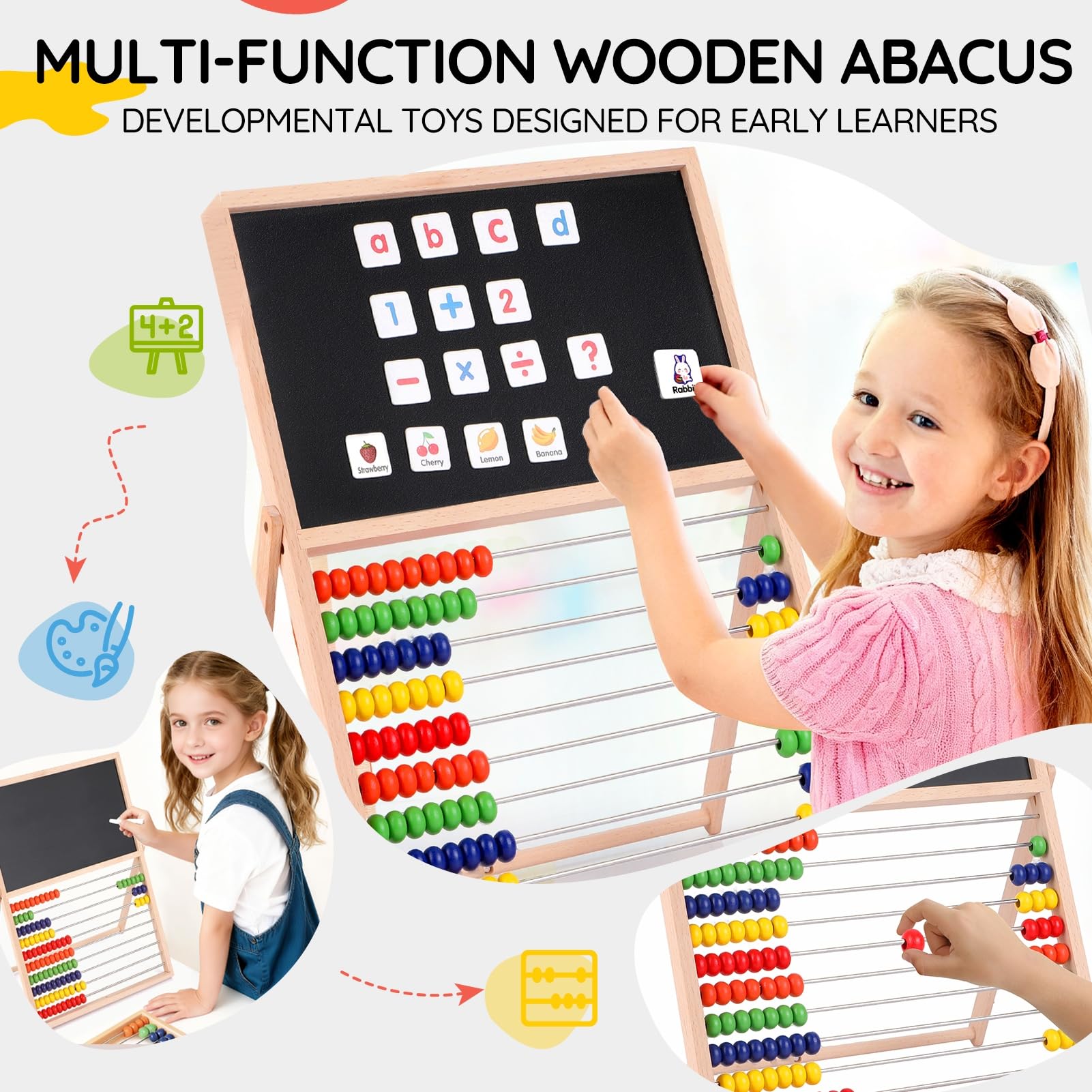 INNOCHEER math charts guiding addition and subtraction exercises