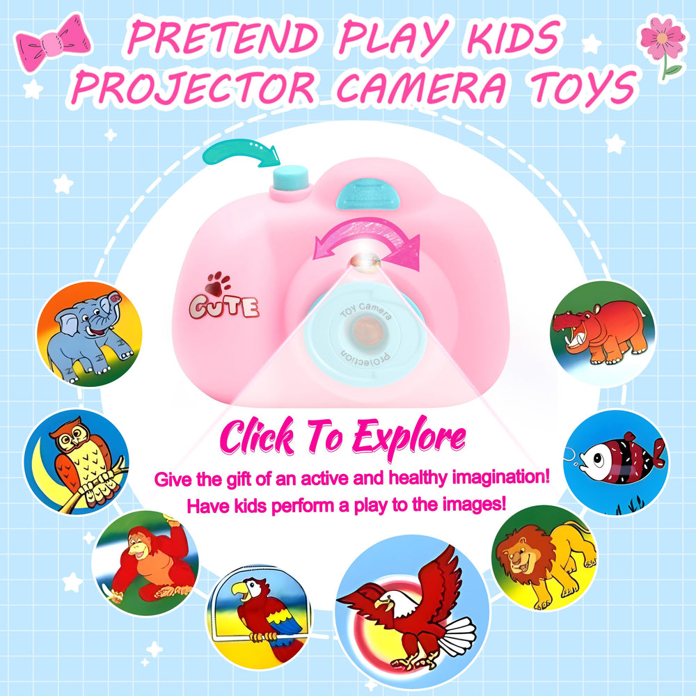 INNOCHEER pink purse with toy phone and accessories for imaginative play