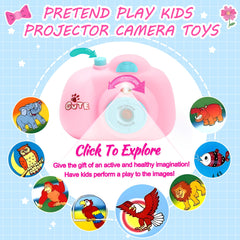 INNOCHEER pink purse with toy phone and accessories for imaginative play