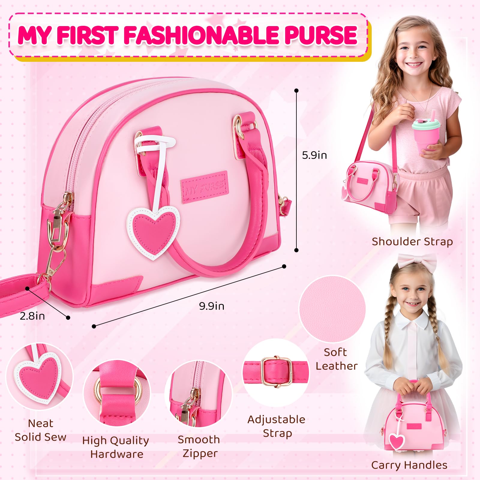 INNOCHEER purse showing removable strap for versatile crossbody styling