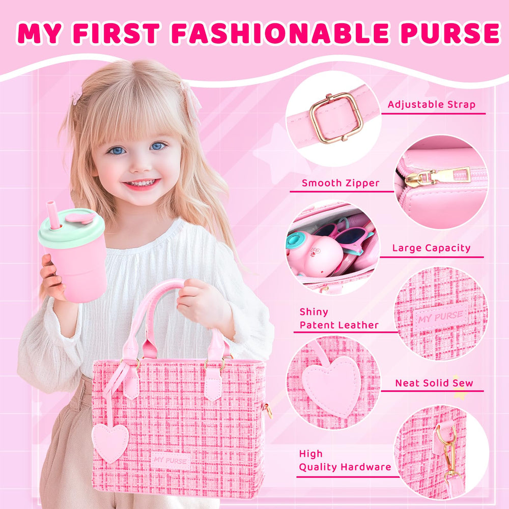 INNOCHEER toy camera and sunglasses for stylish pretend outings.