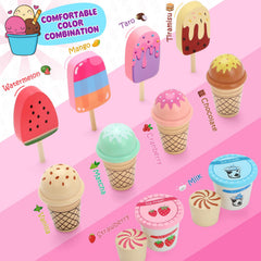 INNOCHEER wooden sundaes spark creative dessert counters