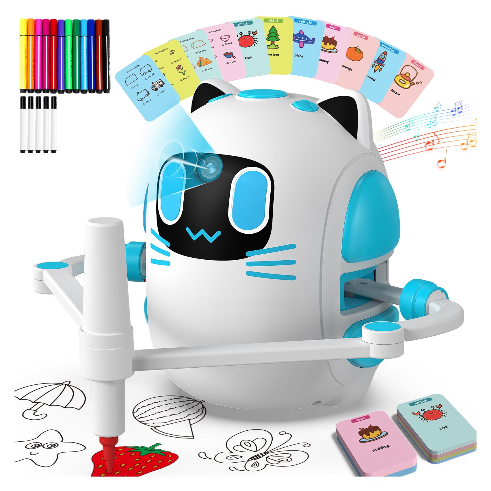 Innofans drawing robot with camera recognition enables engaging early learning for kids