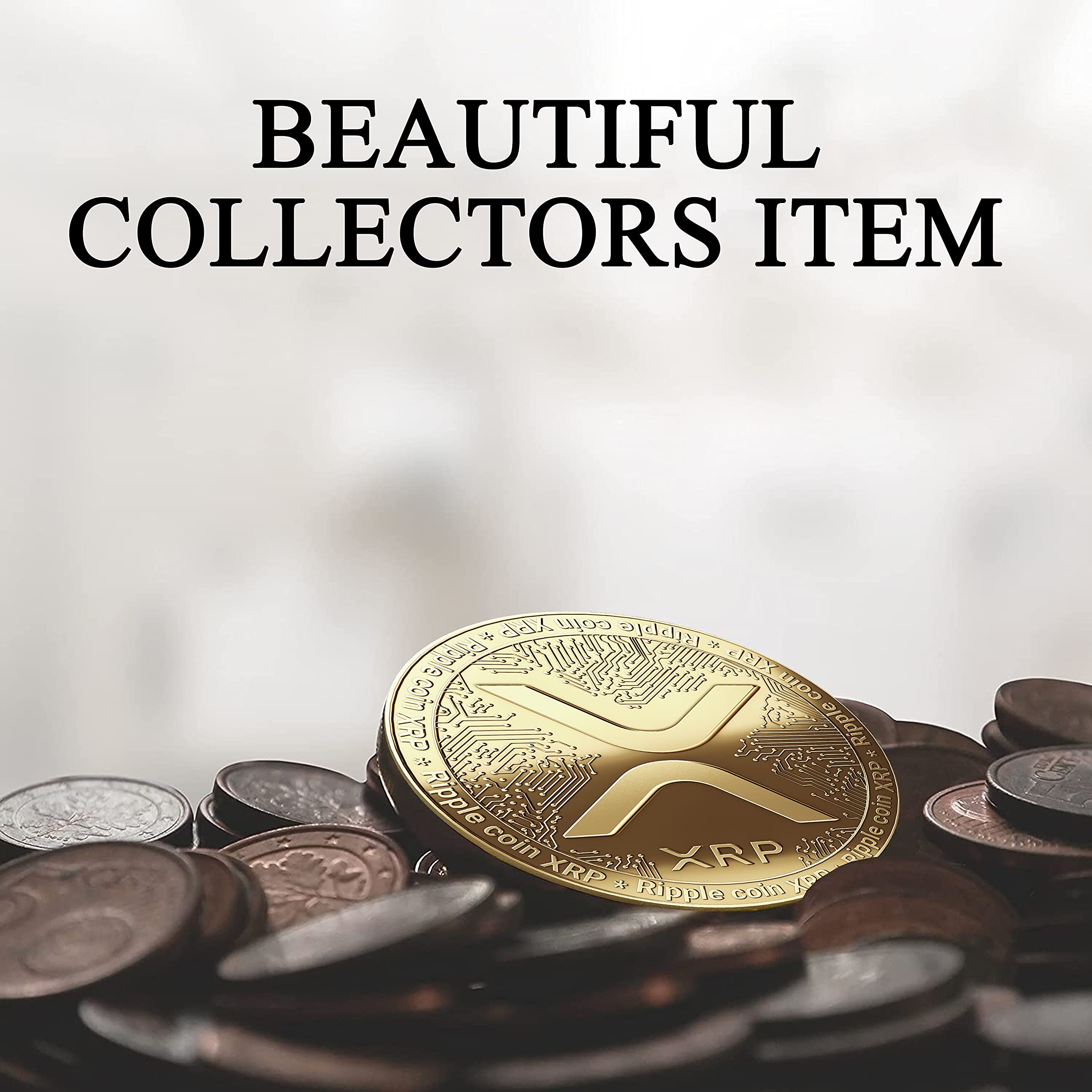InnoGadgets XRP coin in protective case demonstrates secure storage and display.