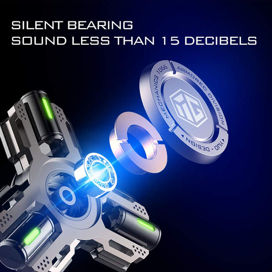 INNÔPLUS fidget spinner with metal body delivers smooth, durable rotation.