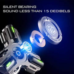 INNÔPLUS fidget spinner with metal body delivers smooth, durable rotation.