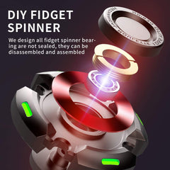 INNÔPLUS fidget spinner pocket-size design fits easily in a bag for on-the-go use.