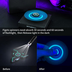 INNÔPLUS fidget spinner with replaceable bearing for easy maintenance.