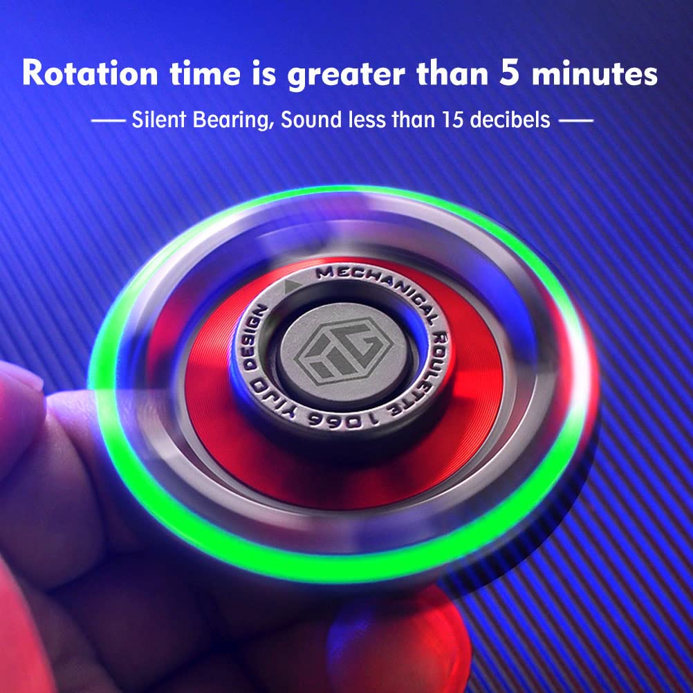INNÔPLUS fidget spinner operates quietly for discreet use during work or travel.