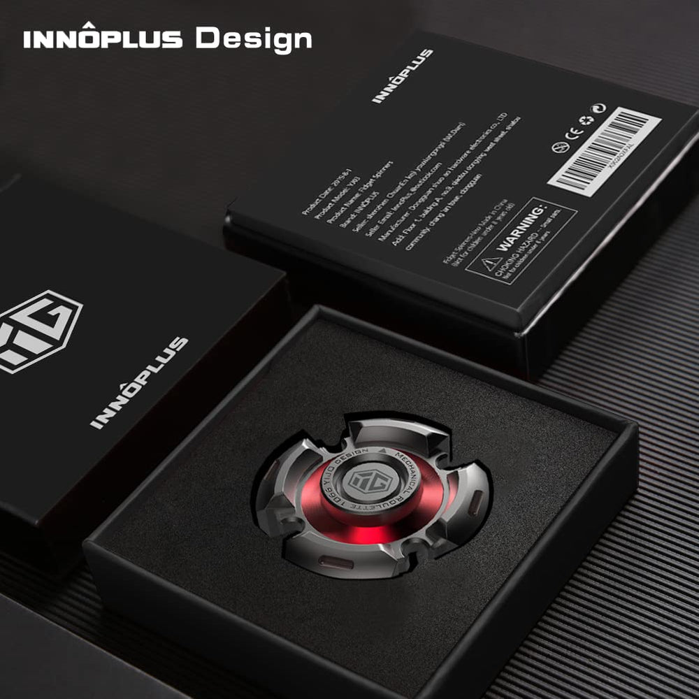 INNÔPLUS zinc alloy spinner combines durability with smooth rotation for long-lasting performance.