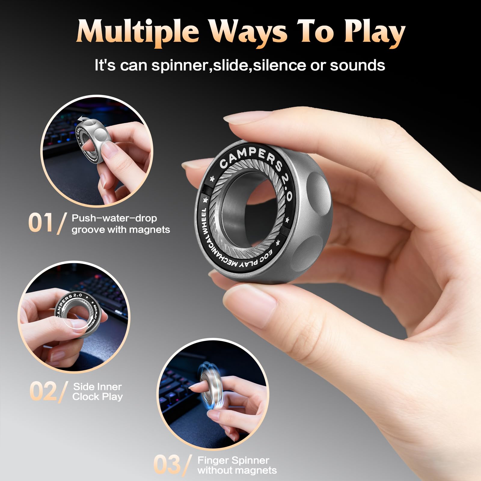 INNÔPLUS eight-magnet slot design adds tactile spin and sounds
